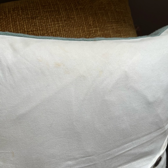 West Elm Margo Selby color block pillow cover 18x18 with feather pillow insert - Picture 5 of 5